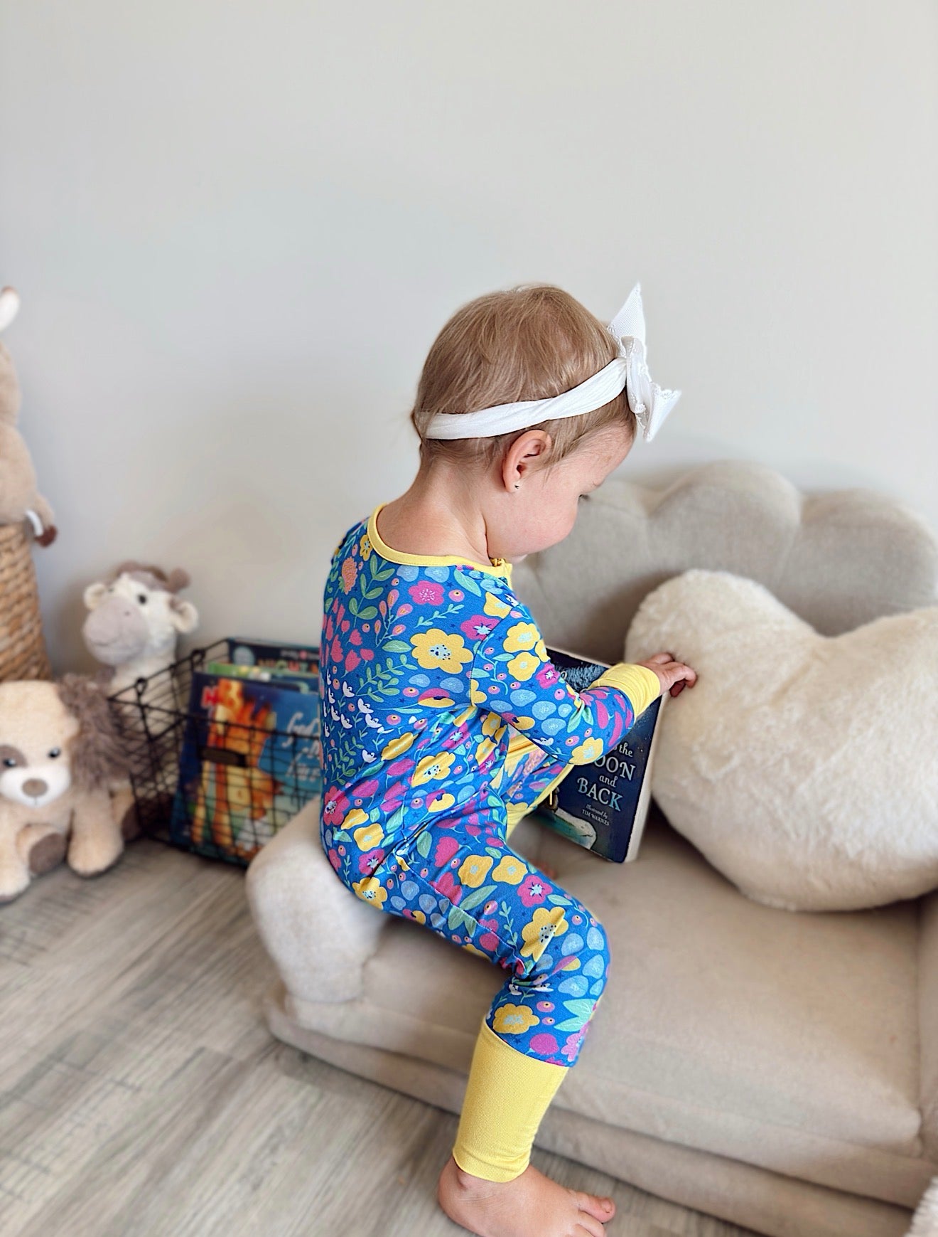 Sunny Blooms Bamboo Convertible Zippy Romper