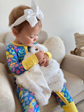 Sunny Blooms Bamboo Convertible Zippy Romper
