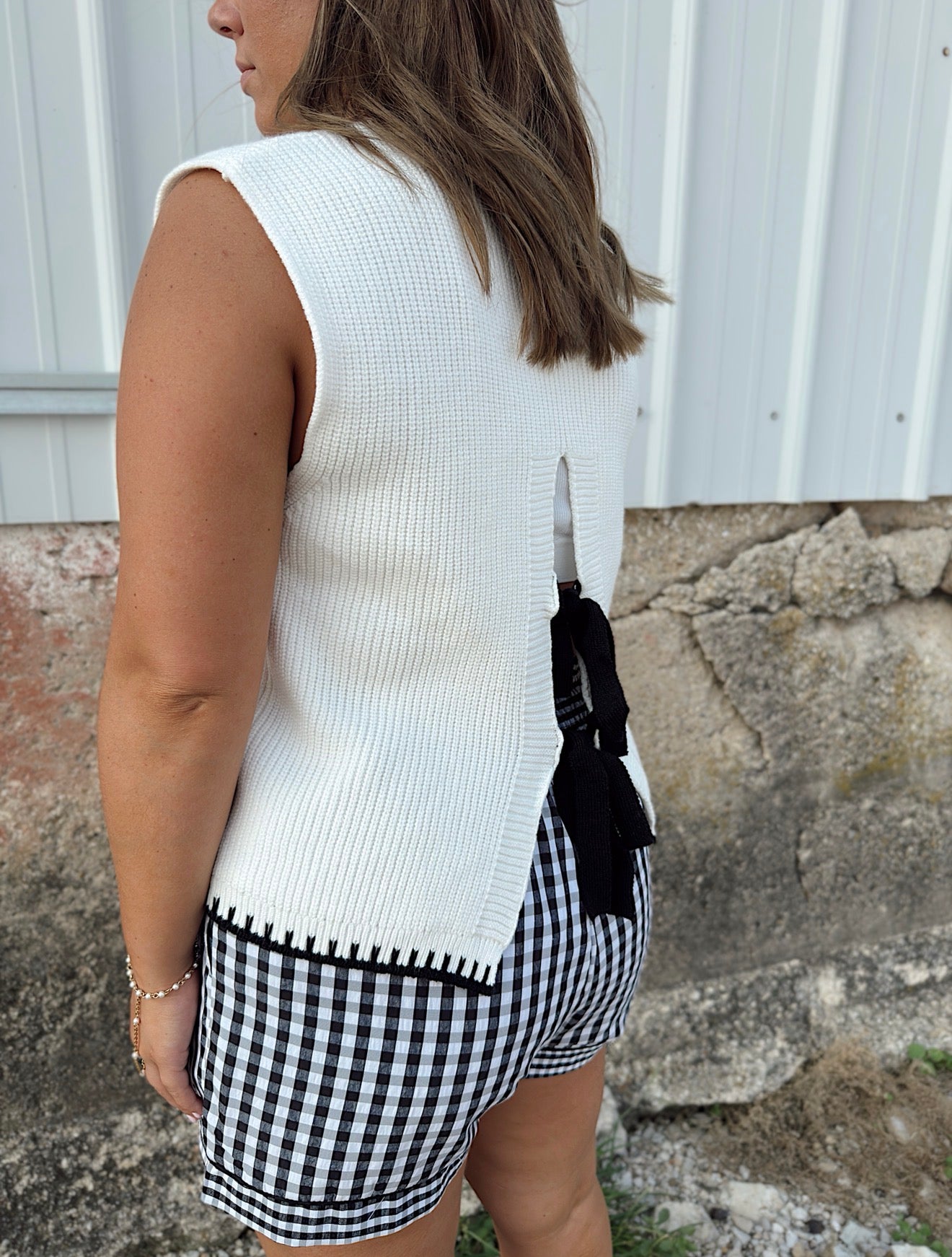 Ribbed Sweater Vest