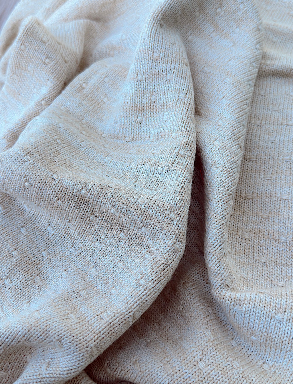 Leo Knitted Cotton Baby Blanket