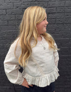 Tween - Sweet Lace Raglan Top