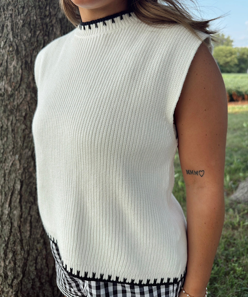 Ribbed Sweater Vest