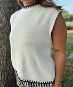 Ribbed Sweater Vest