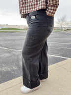 Tummy Control High Rise Wide Jeans