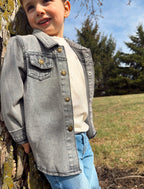 Gray Denim Jacket