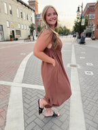 Adjustable Strap Balloon Leg Jumpsuit
