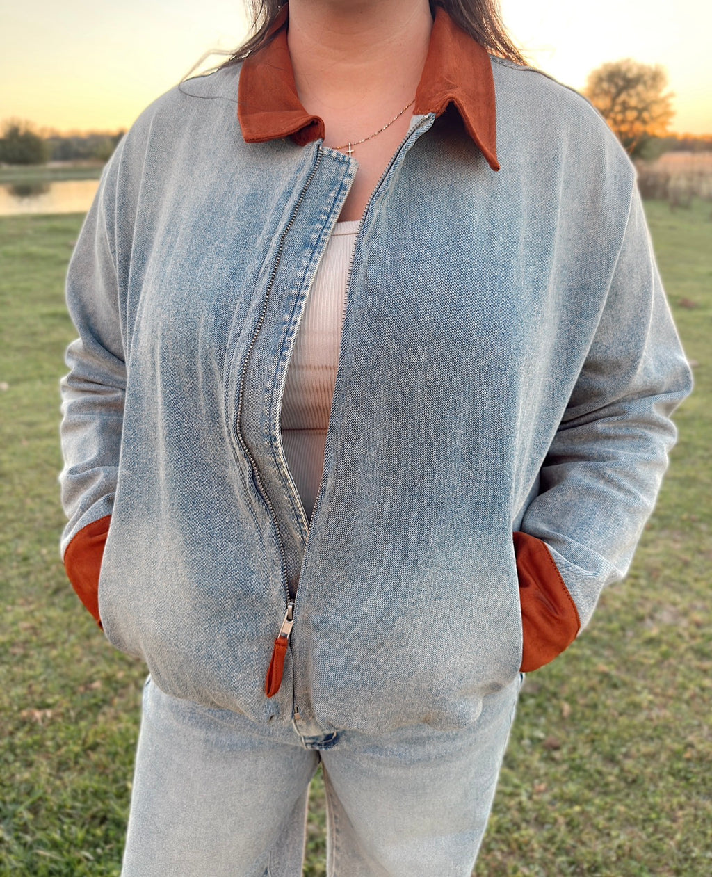 Vintage Contrast Barn Jacket
