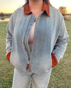 Vintage Contrast Barn Jacket