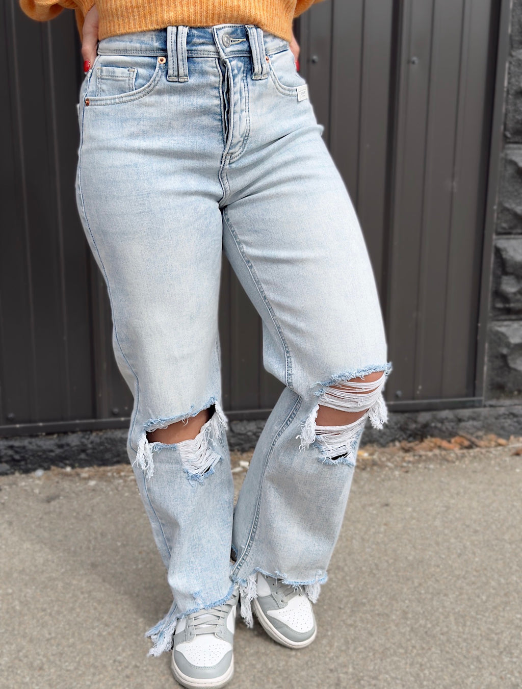Tummy Control High Rise Modern Wide Jeans