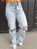 Tummy Control High Rise Modern Wide Jeans