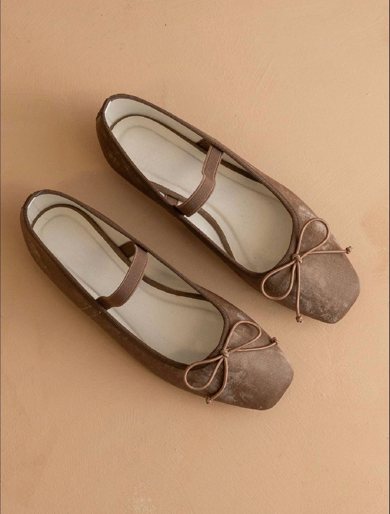 Coffee Ballet Pointe Flat