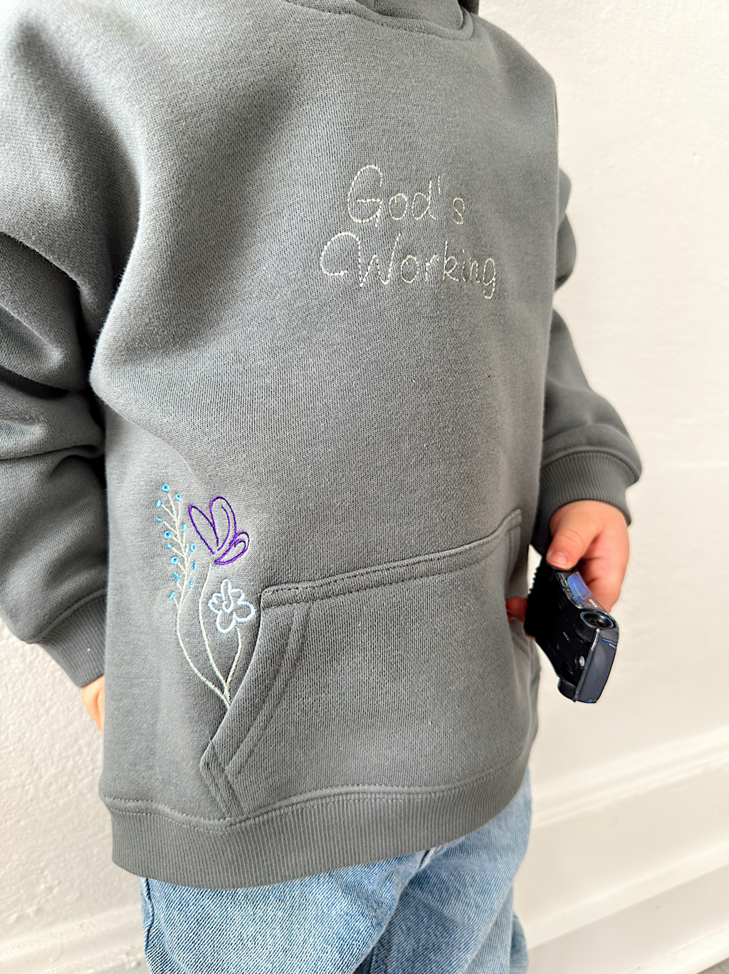 God's Still Working Kids Hoodie