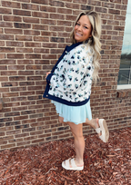 Ruffle Detail Shoulder Tie Flare Romper