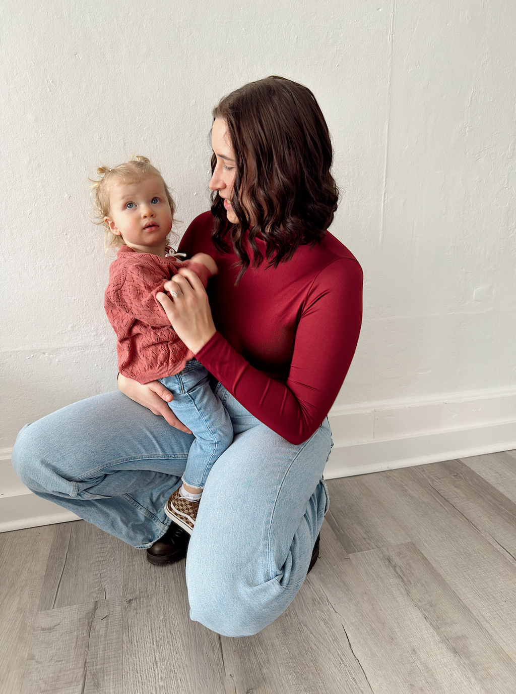 Mock Neck Long Sleeve Bodysuit