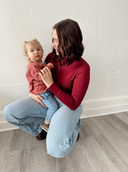 Mock Neck Long Sleeve Bodysuit