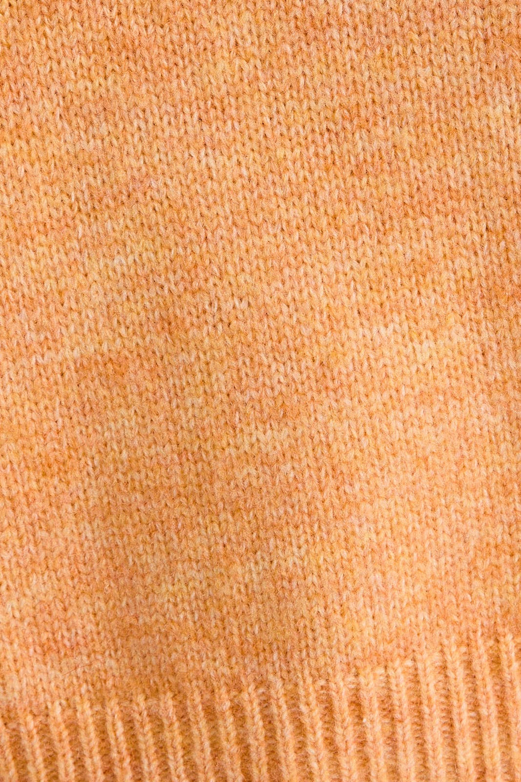 Orange Asymmetrical Shoulder Sweater