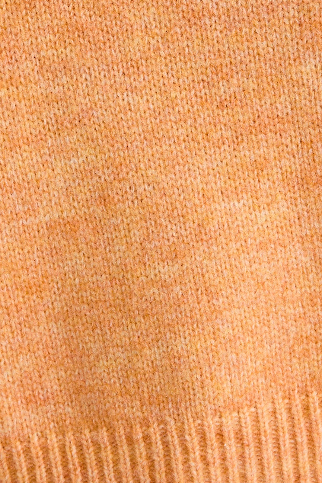 Orange Asymmetrical Shoulder Sweater