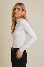 Mock Neck Long Sleeve Bodysuit