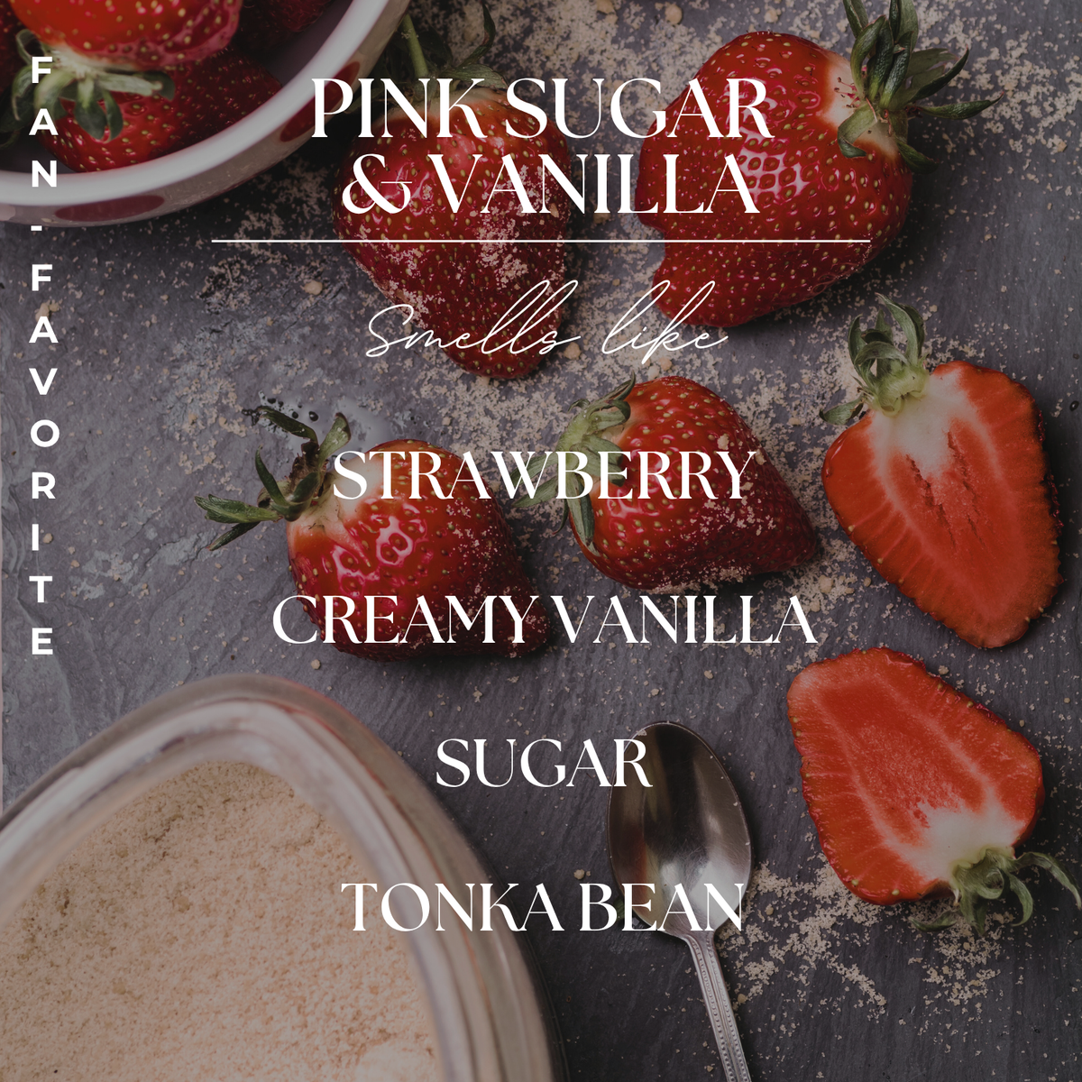 Pink Sugar & Vanilla | 15oz Soy Candle