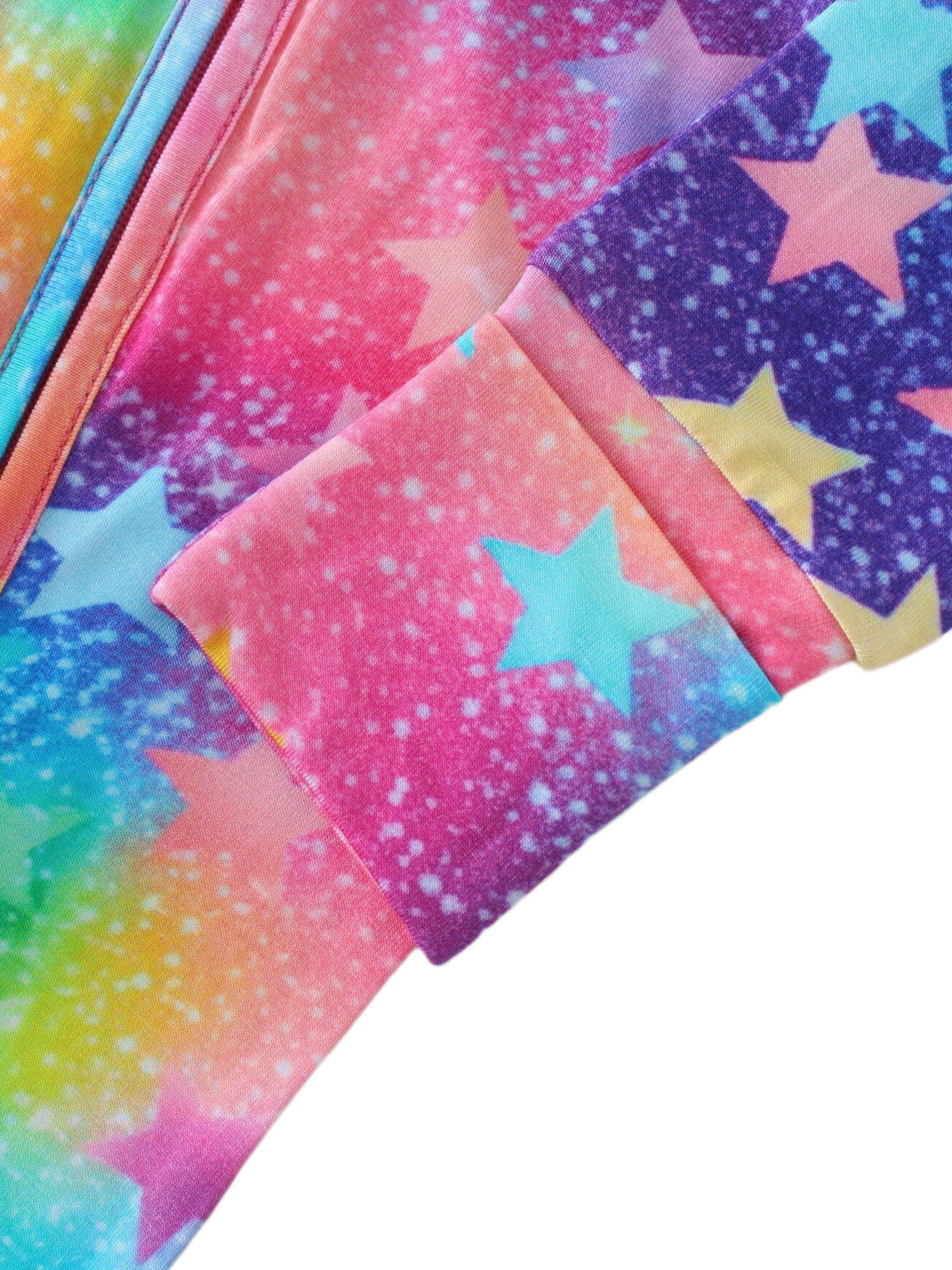 Retro Stars Bamboo Convertible Zippy Romper