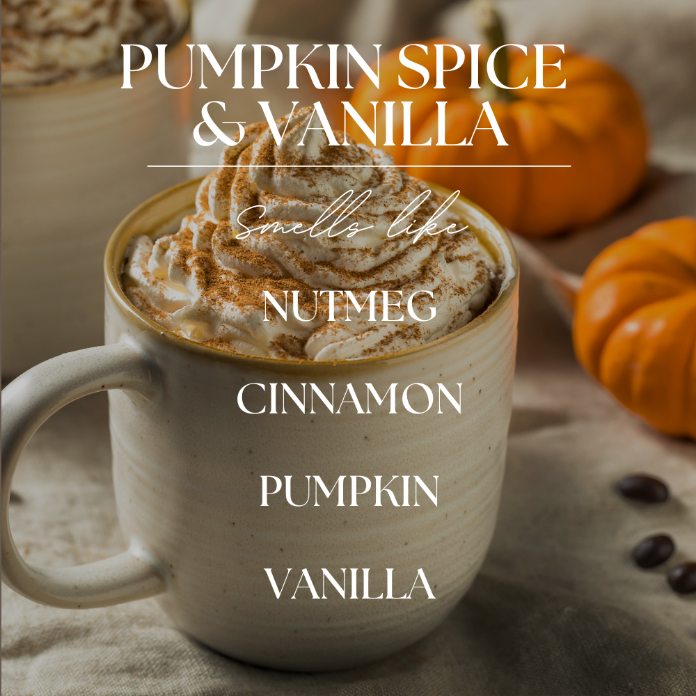 Pumpkin Spice & Vanilla | 9oz Soy Candle