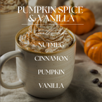 Pumpkin Spice & Vanilla | 2.4oz Soy Wax Melt