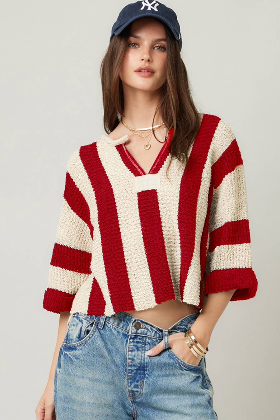 The Vertical Striped Sweater
