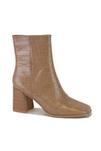 Demi Croc Embossed Booties