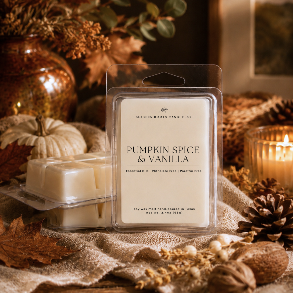 Pumpkin Spice & Vanilla | 2.4oz Soy Wax Melt
