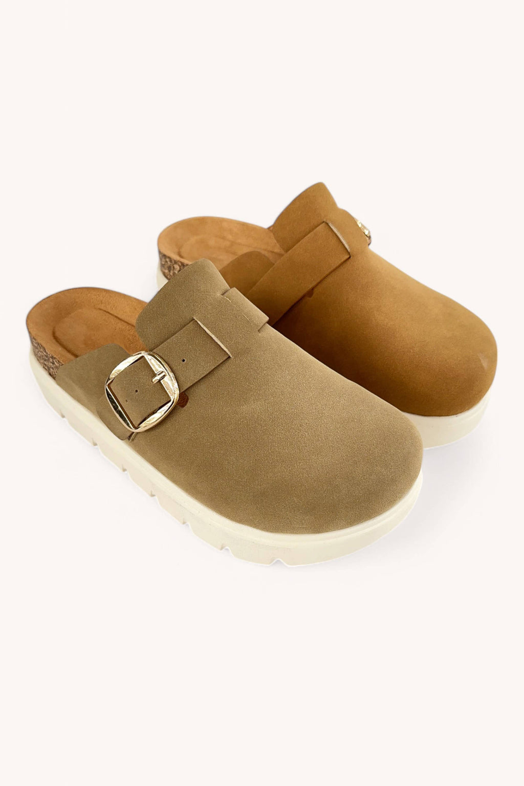 Chunky Lug Sole Clog Sandals