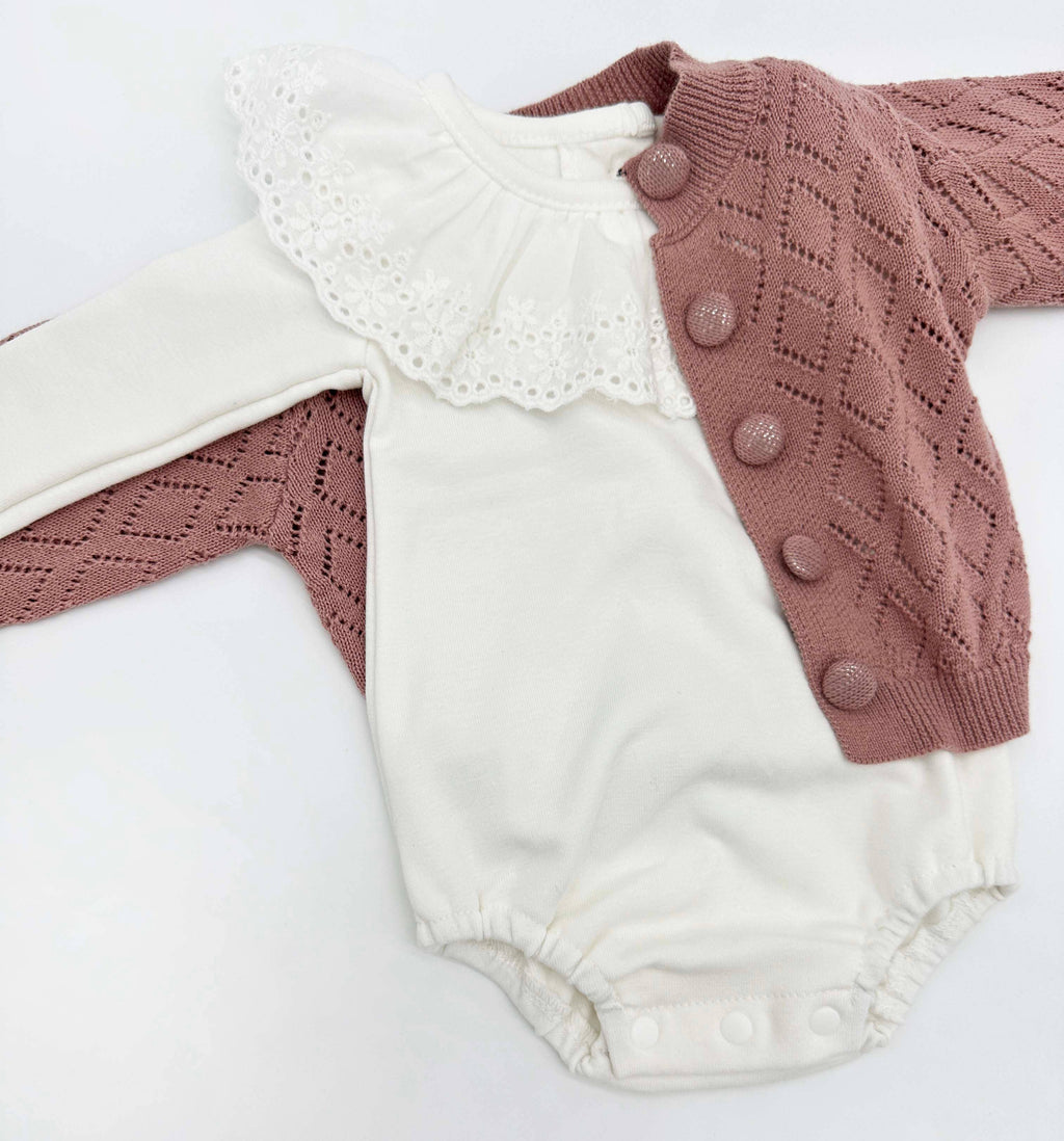 Ellanor Pointelle Cardigan