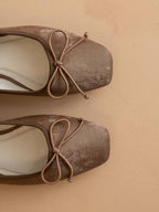 Coffee Ballet Pointe Flat