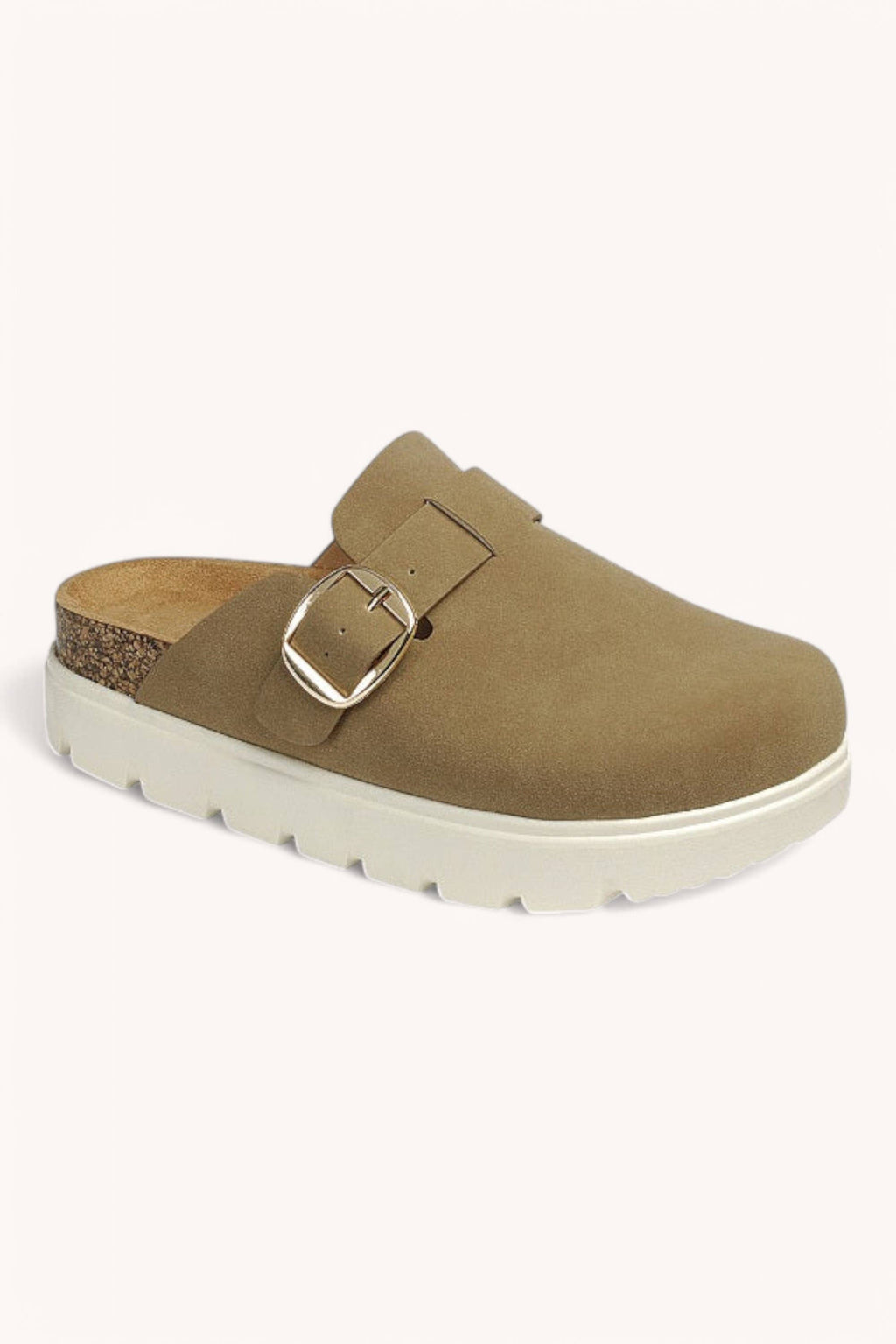 Chunky Lug Sole Clog Sandals